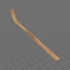 Bamboo matcha scoop