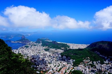 Rio de Janeiro Brasilien, Blick von der Cristo Redentor Statue