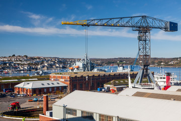 Dockyard Falmouth Cornwall England
