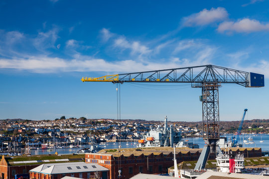 Dockyard Falmouth Cornwall England