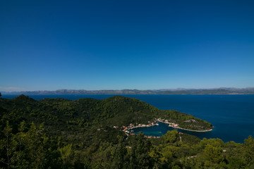 Fototapeta na wymiar fantastic view to the picturesque bay of Okulle, Mljet, Adriatic Island, Croatia