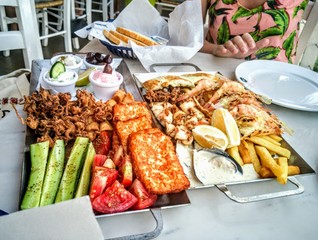 A plate of food