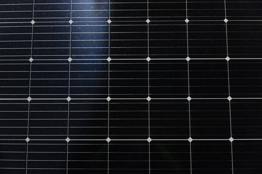 Schwarze Solarpanel Textur