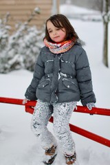 girl in the snow