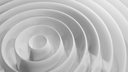 white abstract background irregular ring animation,