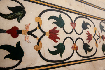 Floral Detail at the Taj Mahal