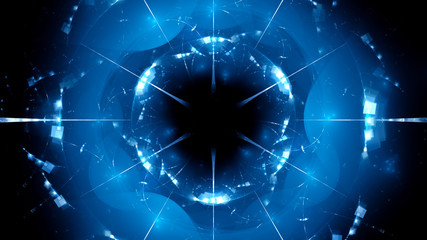 Microscopic black hole created in particle accelerator