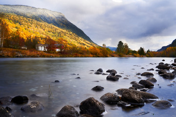 Gol Norway in autumn © SteinOve