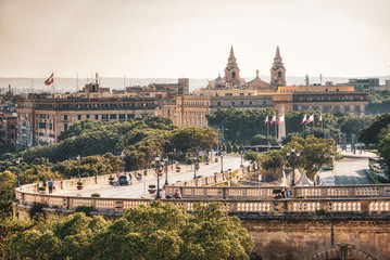 Fototapeta premium Valletta is the capital city of the Mediterranean island nation of Malta.