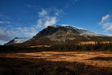 Hemsedal in autumn Norway