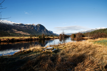 Hemsedal in autumn Norway