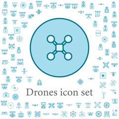 drone icon. drones icons universal set for web and mobile
