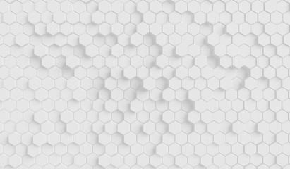 Futuristic surface honeycom hexagon pattern