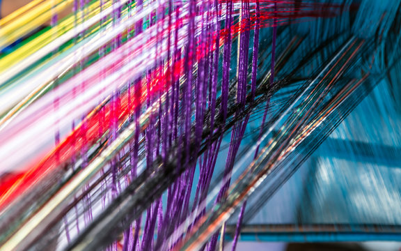 Weaving On A Hand Loom