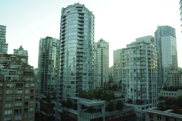 modern buildings in Vancouver
