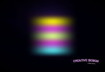 Futuristic Gradient. Minimal Pattern. Abstract Poster. Colorful Background. Minimal blurred background. Dynamic color composition. Eps10 vector.