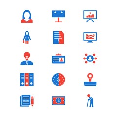 Fototapeta na wymiar 15 Icon Set Of business For Personal And Commercial Use...