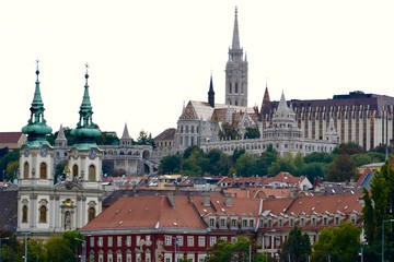 Fototapeta premium Budapest Hungary Castle District City Scene