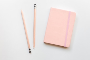 flat lay mockup image.office equipment on desk table.blank background empty space for text design studio creativity ideas for study,education,business modern accessories at workplace.blogging,blog 