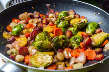 Fried Vegetables Pan