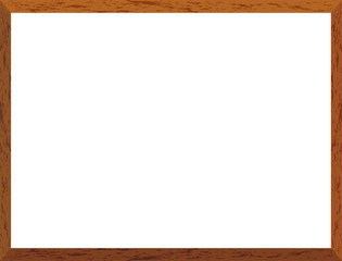 横長ウッドフレーム　額縁　モックアップ
