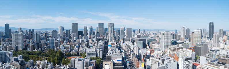 大阪の街並み