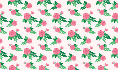 Unique valentine floral pattern Background, with beautiful leaf and floral design.