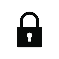 Lock icon vector