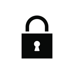 Lock icon vector