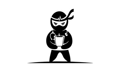 logo ninja healthy vector element © box file