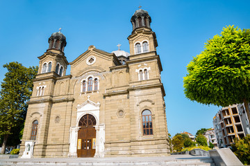 Fototapeta na wymiar Church of Saint Cyril and Methodius in Burgas, Bulgaria