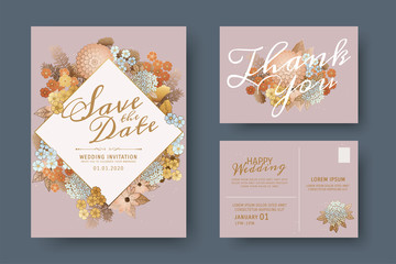 Elegant save the date template
