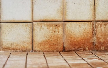 old wall and wooden floor