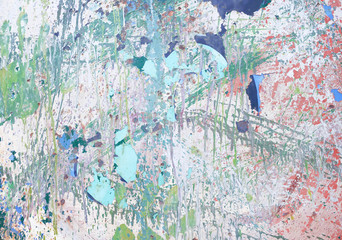 Old rusty zinc with decayed paint texture  abstract for colorful background