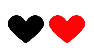 Collection of heart illustrations, Love symbol icon set, love symbol 