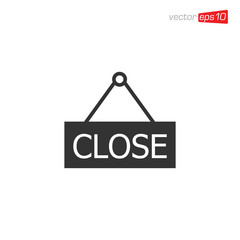 Close Sign Icon Design Vector