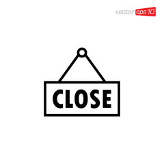 Close Sign Icon Design Vector
