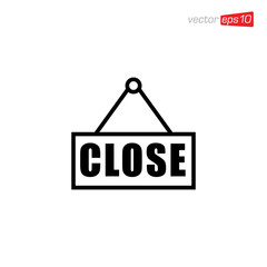Close Sign Icon Design Vector