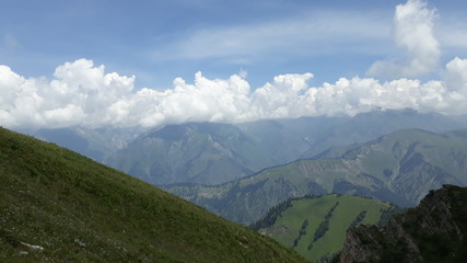 Clouds and Mountains in Kashmir