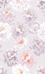 Seamless pattern with image of a 