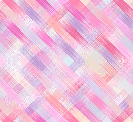 Fototapeta premium Abstract dynamic seamless pattern. Multicolor motion geometric shapes, overlapping background.