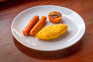 delicious food and drink in the hotel and restaurant in Champasak, Laos
