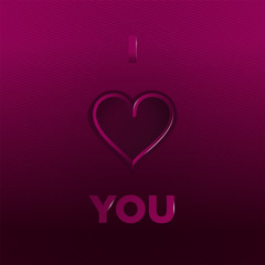 Modern Valentine's Day background concept with heart shaped design suitable for advertisement, banner, and gift card