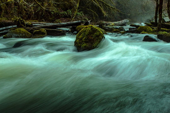 Waterfall in deep forest