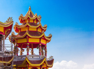 Fototapeta premium chinese temple in thailand