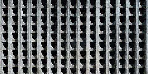 Seamless customize concrete block stacking wall / background texture / seamless texture / architectural material