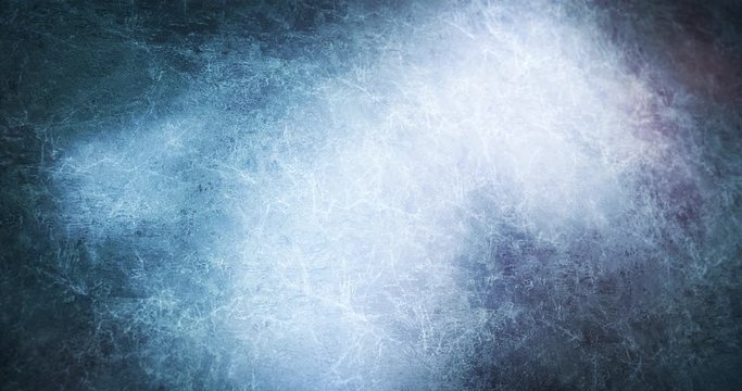 Abstract ice background with fire behind it.