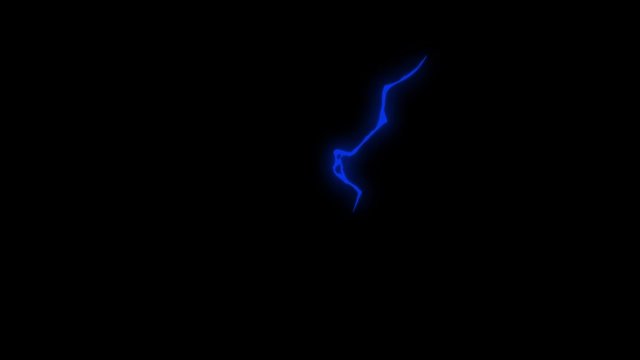 Pack of Lightning Thunder Boom Electrical Cartoon Elements Animation. Thunder Electrical Lightning Thunder Boom with Glow Effect.