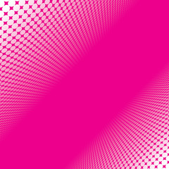 Pink background with dots. Abstract background with halftone dots design. Vector illustration.