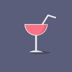 vector illustration icon drink flat design